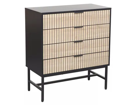 Comoda Mago K2 stejar/negru mat