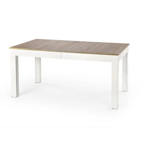 Masa extensibila Seweryn stejar sonoma/alb - L160-300xl90xh76 cm