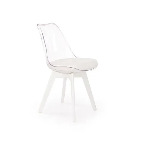 Scaun policarbonat K245 alb - H 83 cm