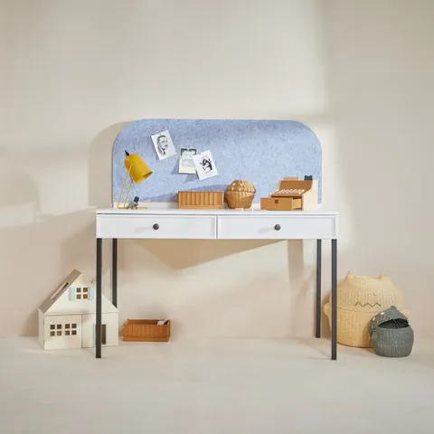 Birou pentru copii Lumi alb L120 cm