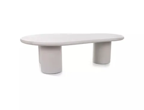 Masa de cafea Selena gri deschis L130xl80 cm