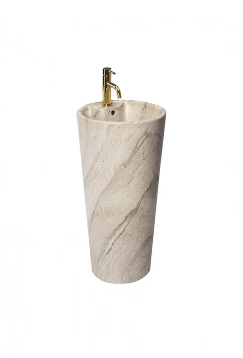 Lavoar Blanka freestanding ceramica piatră - H84 cm