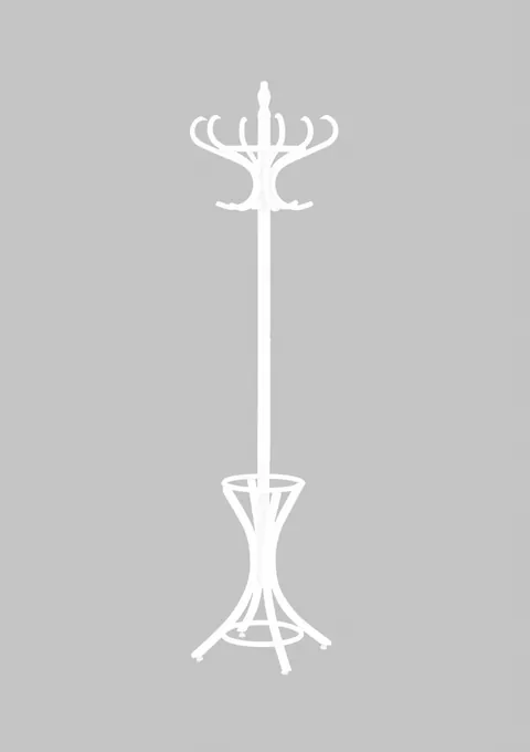 Cuier W30 alb H188 cm