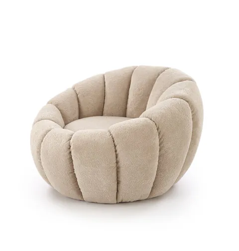 Fotoliu Gaspar 2 bej H60 cm