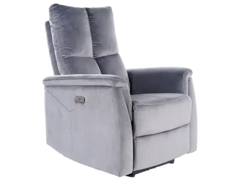 Fotoliu recliner Neptun velvet gri Blu14