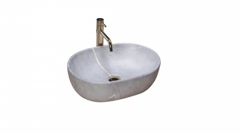 Lavoar Lara Gri ceramica sanitara - 48,5 cm