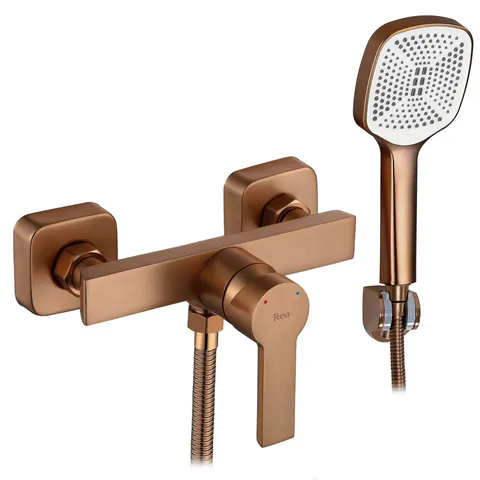 Baterie de duș REA ARGUS Brush Copper
