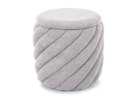 Taburet Pelaro gri deschis Tap.256