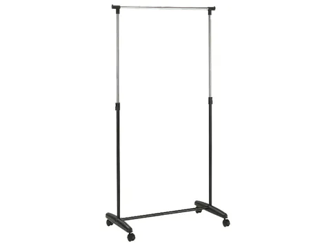 Cuier Nova crom/negru H160 cm