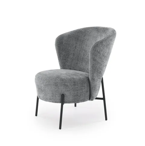 Fotoliu Cezar stofa gri H85 cm