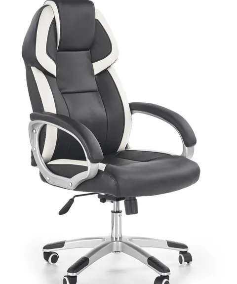 Scaun de birou Barton negru alb