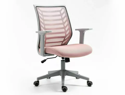 Scaun de birou Q320 roz/gri