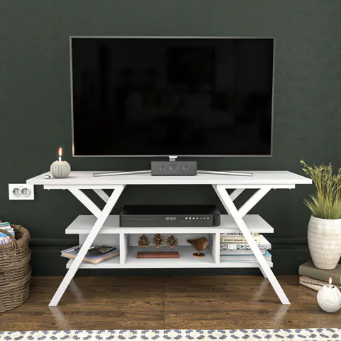 Comoda TV Minerva - Alb