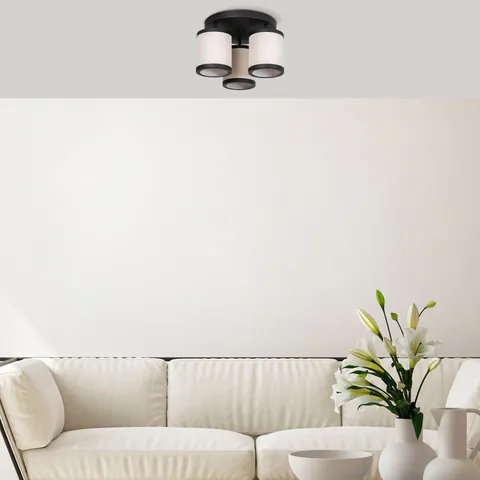 Lustra Way Negru 40x40x22 cm