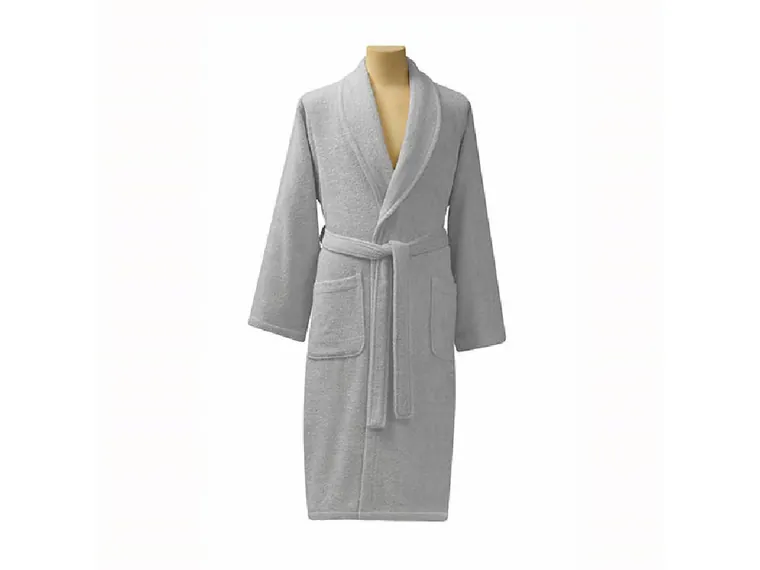 Halat de Baie, Unisex, Soft Gri, Diverse Marimi (Bumbac 100%)