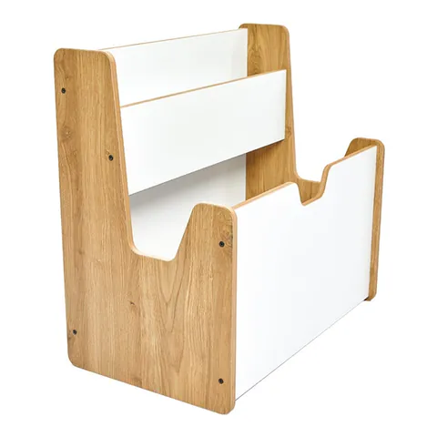 Raft Crane MDF alb-natural 57x34x44 cm