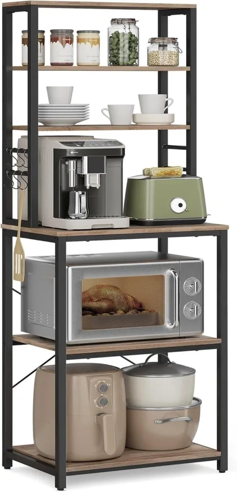 Raft de bucatarie Greige Vasagle 40 x 60 x 167 cm