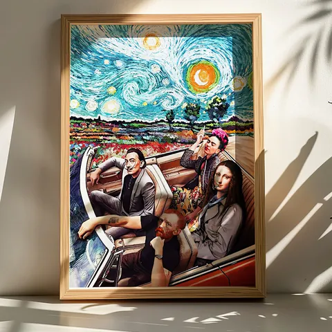 Tablou Heavento Multicolor 50x2x70 cm