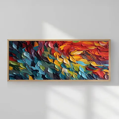 Tablou Feder Multicolor 120x2x50 cm