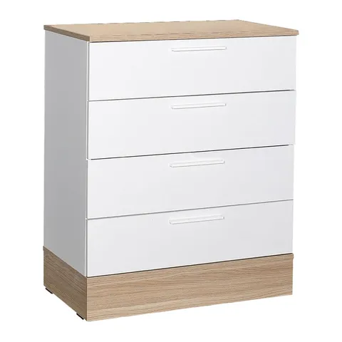 Comoda Pelita, Pako World, Stejar-Alb, 72x40x88 cm