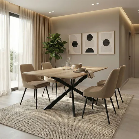 Masa, Aragne, Stejar, 160x90x75 cm