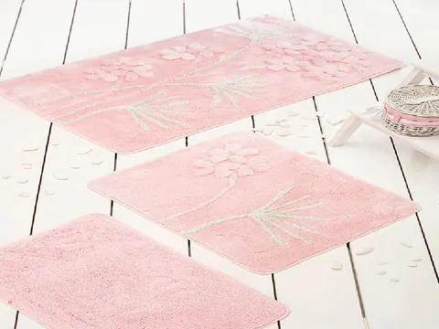 Set 3 Covorase de Baie Orkide Pudra (Acryl)