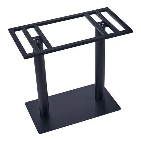 Suport blat masa, Soign, Negru, 40x80x90 cm