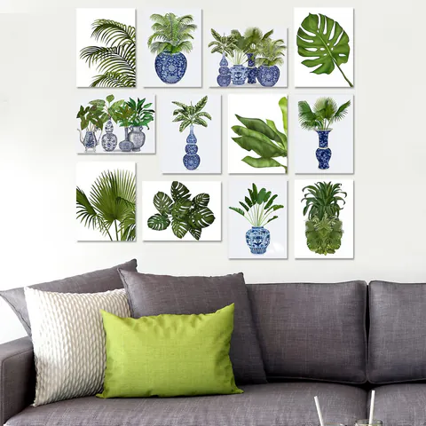 Tablou, 12 bucati 12MDF06 Multicolor 20x15x3 cm