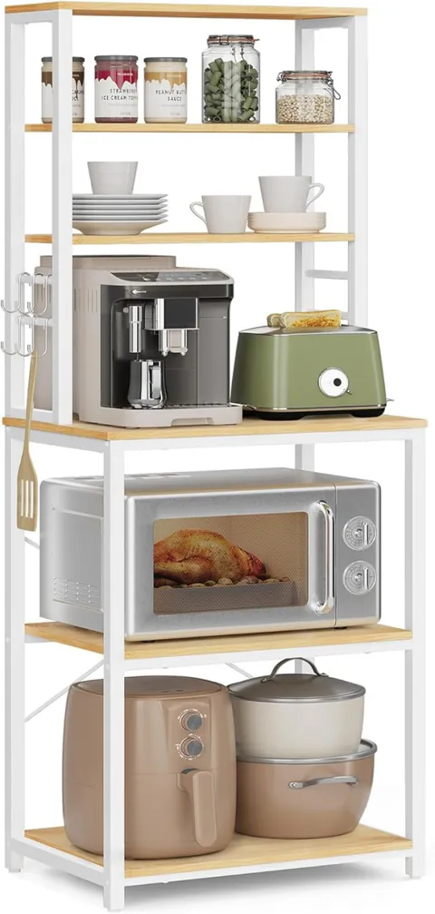 Raft de bucatarie Stejar Vasagle 60x40x167 cm