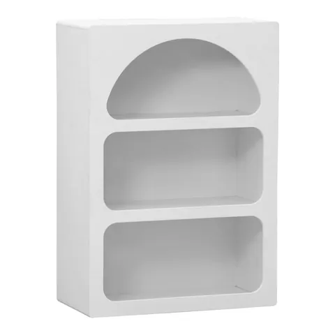 Biblioteca Emersi Alb 70x35x100 cm