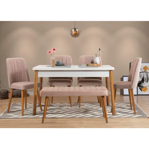 Set Masa si Scaune 6 Piese Costa 0900 - 2 AB