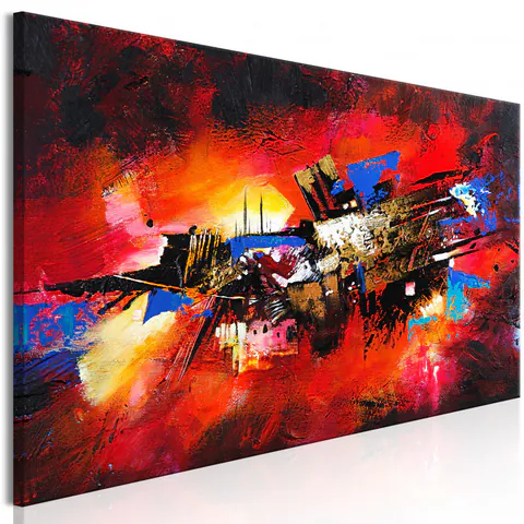 Tablou - Colours of Childhood (1 Part) Narrow 150x50 cm