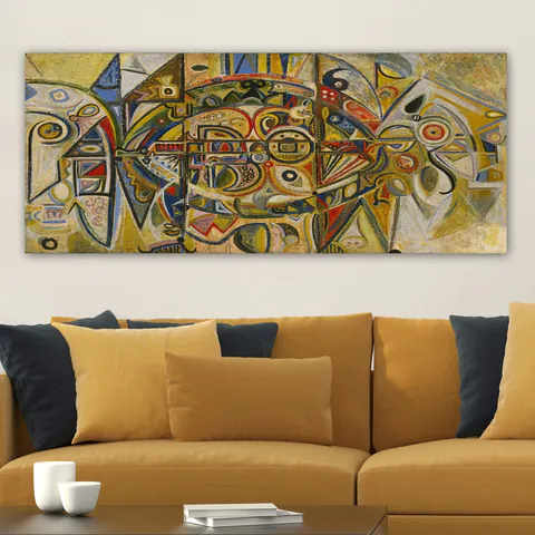 Tablou YTYMDRN145 Multicolor 50x120 cm