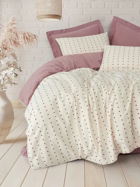 Lenjerie Veyra Bordo 6 Piese (Bumbac)