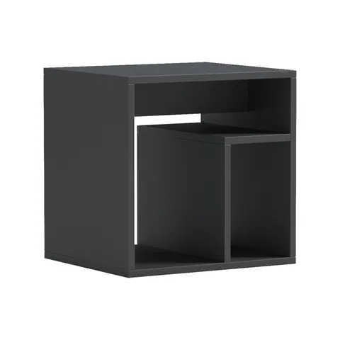 Masuta laterala, Doublo, Antracit, 40x35x40 cm