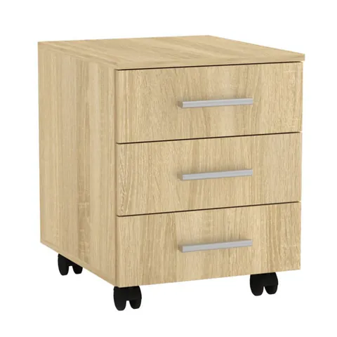 Comoda cu roti Luke sonoma 40x48.5x53.5cm