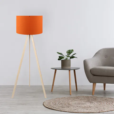 Lampadar AYD-1517 Portocaliu 38x38x140 cm