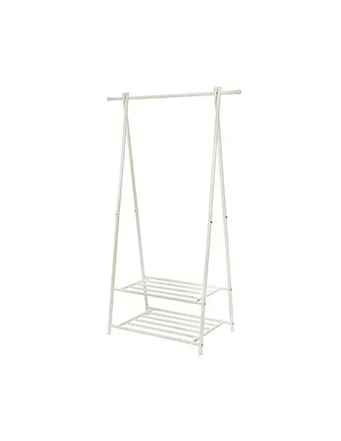 Suport pentru umerase, Songmics, HSR05W, Metal, Alb, 155 x 87 x 41 cm