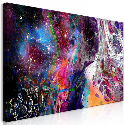 Tablou - Colourful Galaxy (1 Part) Wide 60x30 cm