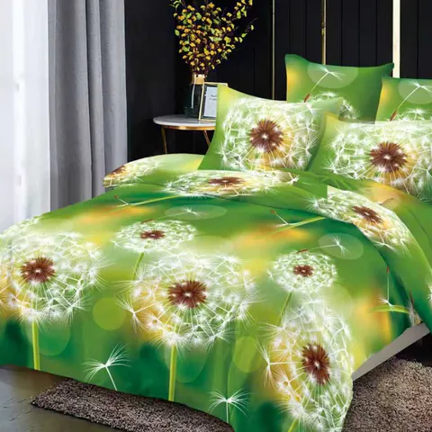 Lenjerie cu elastic 180x200cm, Petaloria, 4 Piese