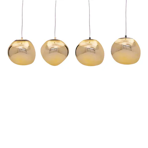 Lustră Vidro, auriu, 60x15x80 cm