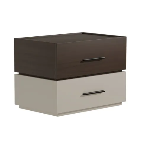 Noptiera Model Sonlen, Nuc/Bej, 60x44x44.5 cm