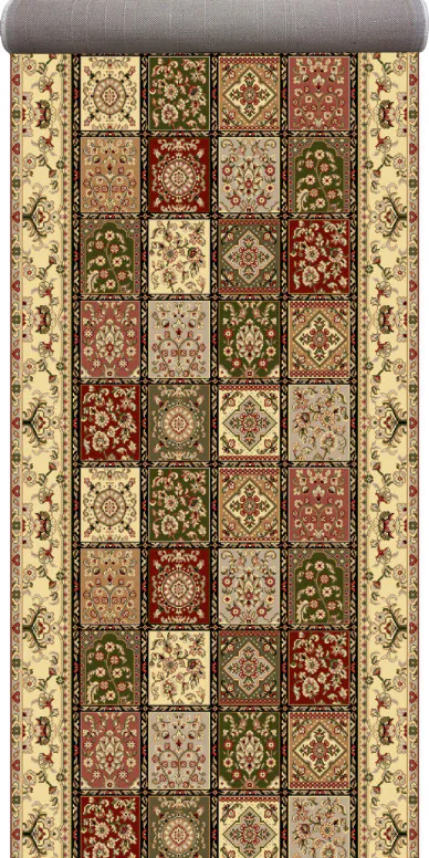 Covor Traversa Lotos Timbre, Bej 150x600 cm, 1800 gr/mp