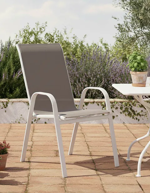 Scaun de Gradina Calan Maro - Alb