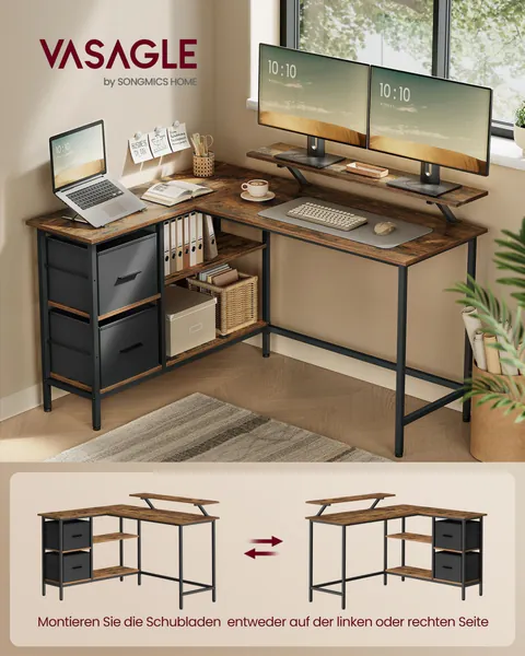 Birou Vasagle Maro 135x105x89 cm