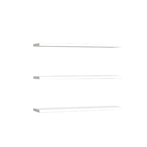 Raft de perete Edna, alb, 60x14.5x1.8 cm