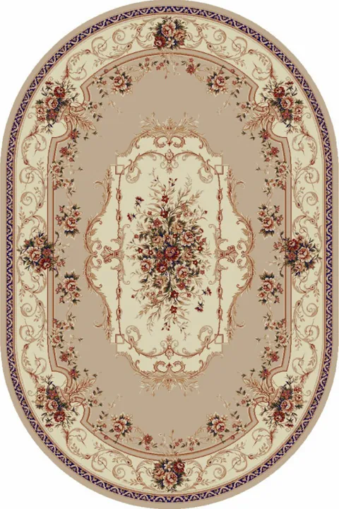 Covor Clasic Lotos, Bej / Crem, 60x110 cm