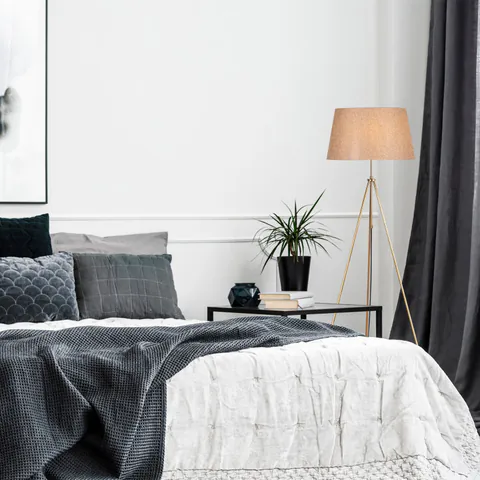 Lampadar Tripod - 4062 Vintage Maro deschis