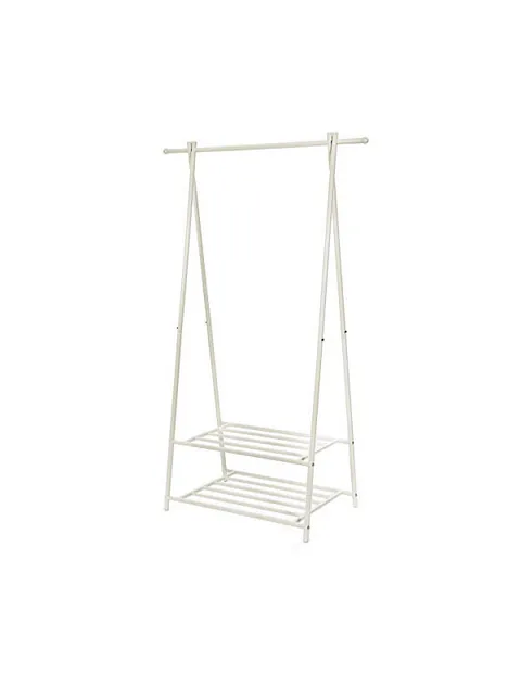 Suport pentru umerase, Songmics, HSR05W, Metal, Alb, 155 x 87 x 41 cm