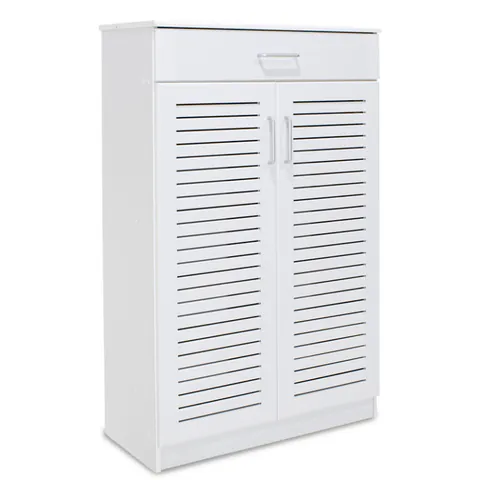 Dulap Pantofi Model Lilith, Alb, 80x37x123 cm